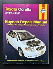 Toyota Corolla 2003 thru 2005 (Manual de Reparo Haynes) 92037 Informações Essenciais, usado comprar usado  Enviando para Brazil