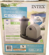 Bomba de filtro cartucho cristalina INTEX 28635EG C1500 caixa aberta, usado comprar usado  Enviando para Brazil