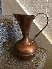 Copper JUG or PITCHER or VASE, old used vintage retro for sale  Shipping to South Africa