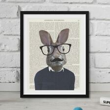 Hipster hare print for sale  LONDON