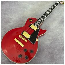 Guitarra elétrica clássica vermelha de alta qualidade 6 cordas estilo LP feita à mão, usado comprar usado  Enviando para Brazil