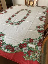 Christmas rectangular tableclo for sale  Canton