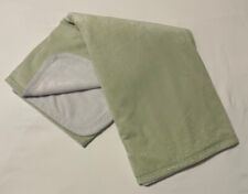 Berço Pottery Barn Kids camurça cobertor bebê reversível verde perfeito branco comprar usado  Enviando para Brazil