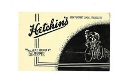 Hetchins bike catalogue for sale  CAMBRIDGE