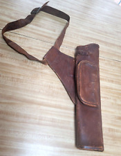 Used, NICE QUALITY VINTAGE KING LEATHER ARCHERY QUIVER TALON ZIPPER /  SHOULDER STRAP for sale  Shipping to South Africa