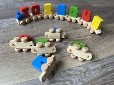Wooden number train for sale  DEAL