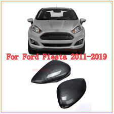 Para Ford Fiesta 2011-2019 ABS fibra de carbono porta lateral retrovisores tampa acabamento comprar usado  Enviando para Brazil