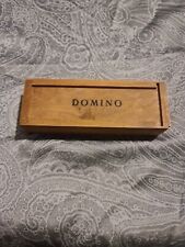 Domino wooden box for sale  PETERBOROUGH