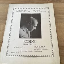 Wigmore hall rosing for sale  HALESWORTH