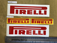 Pirelli stickers racing for sale  WORCESTER