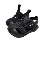 Usado, Zapatos Nike para bebé pequeño Sunray Protect 2 sandalias de agua negras ajustables talla 2c segunda mano  Embacar hacia Argentina