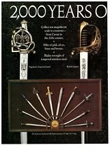 1989 Franklin Mint Years of the Sword Double Page Vintage Print Advertisement for sale  Shipping to Canada