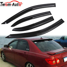 Para 2003-2008 Toyota Corolla Sedan Viseira de Janela Fita-On Protetor Solar Chuva Defletor comprar usado  Enviando para Brazil