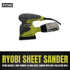 Used, Ryobi S652DG 2 Amp Corded 1/4 Inch Sheet Sander With Dust Collector R4 for sale  Shipping to South Africa