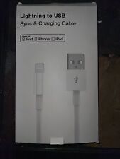 Cable Apple USB a Lightning paquete de 2 cables de sincronización y cargador de 10 pies segunda mano  Embacar hacia Argentina