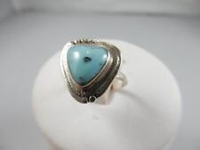 *BEAUTIFUL LADIES STERLING SILVER & TURQUOISE RING, SIZE 6.5   #S2 for sale  Shipping to South Africa