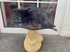 ladies wedding hats navy pink for sale  LYDNEY