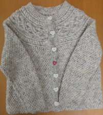 Handknitted cardigan natural for sale  BRISTOL