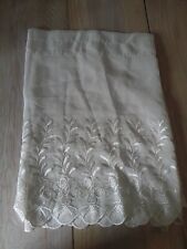 Sheer embroidered curtain for sale  Paris