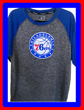 NBA Philadelphia 76ers Hombre Fanatics Camiseta Mangas Cortas 2XL Gris/Azul segunda mano  Embacar hacia Argentina