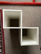 Begagnade, Ikea Kallax / Expedit Shelf Insert, **BLACK** x 2 Diagonal box style, New Boxed till salu  Toimitus osoitteeseen Sweden