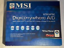 MSI DigiAnywhere A/D NTSC/ATSC Hybrid TV Tuner Card for sale  Shipping to South Africa