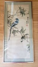 framed tree bird painting for sale  Elk Grove Village