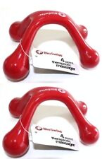 Lot of 2 HANDHELD MASSAGER Back Neck FULL BODY Spa Therapy Accupressure Manual for sale  Shipping to South Africa