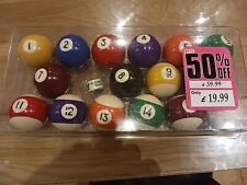 Set billiard balls for sale  BROMLEY