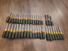 Huge Lot 41 Klein Tools Nut Drivers SAE All Nice Great Deal for sale  Shipping to South Africa