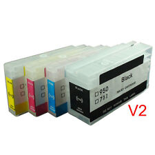 Empty Refillable Ink Cartridges SET For HP 711 Designjet T120 T520 Hp711, used for sale  Shipping to South Africa