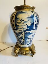 ANCIEN VASE LAMPE BRONZE DORE PORCELAINE JAPON ARITA XVIIEME JAPANESE 17TH IMARI comprar usado  Enviando para Brazil