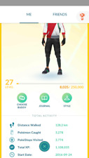 Pokémon Go nível 20-27 - De 2016 para maior chance de troca de sorte, usado comprar usado  Enviando para Brazil