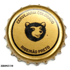 Brasil Cervejaria Colorado Ribeirao Preto Bear - Tampa de garrafa de cerveja cápsula tapon, usado comprar usado  Enviando para Brazil