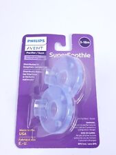 Philips AVENT 2pk soothie 3+ Meses-Azul, usado comprar usado  Enviando para Brazil