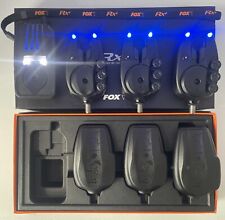Fox Rx+ Micron 3-Rod Presentation Set *EX COND* Carp Fishing Bite Alarms for sale  Shipping to South Africa