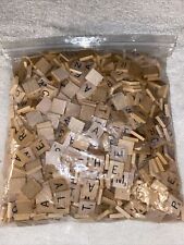 SCRABBLE TILES Bulk Lot of 800+ Wooden Letters Pieces Craft Supplies Scrapbook for sale  Rolla