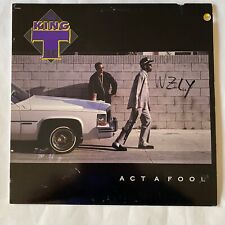 KING TEE ACT A FOOL VINIL LP 1988 DJ POOH ORIGINAL comprar usado  Enviando para Brazil