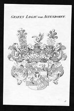 1820 - Logau Logus Logowsky Altendorf Armoiries Adel Coat De Arms Héraldique comprar usado  Enviando para Brazil