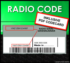 Radio unlock code gebraucht kaufen  Hamburg-, Braak