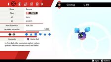 Cosmog masterball pokemon usato  Belpasso