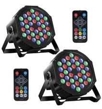 2 PACK Stage Lighting Par 36 LED RGB Light DMX Beam Party DJ Disco Lights for sale  Shipping to South Africa