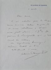 Lettre autographe signée d'occasion  Quincy-Voisins