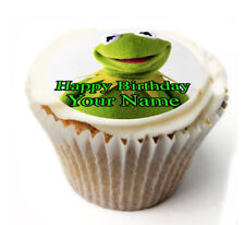 Cupcake Toppers Kermit the frog personalizado papel de arroz hoja de hielo 855, usado segunda mano  Embacar hacia Argentina