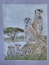 Used, Natural Instinct Meerkat Family Cross stitch Design chart for sale  Shipping to South Africa