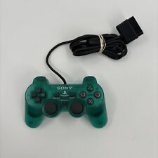 Used, Sony PlayStation 2 PS2 Controller Clear Teal Green Emerald OEM Tested for sale  Shipping to South Africa