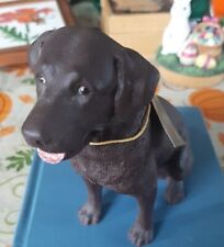 Estatueta vintage Northlight cerâmica chocolate labrador retriever 5 X 6  comprar usado  Enviando para Brazil