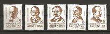 ARGENTINE - 1965 - yvert 709 à 713 - neufs, usado segunda mano  Embacar hacia Argentina