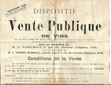 Bordeaux 1911. affiche d'occasion  Villenave-d'Ornon