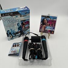 SingStar Dance Party Pack PS3 CIB w/ 2 Mics & Dongle PlayStation 3 Microphones for sale  Shipping to South Africa